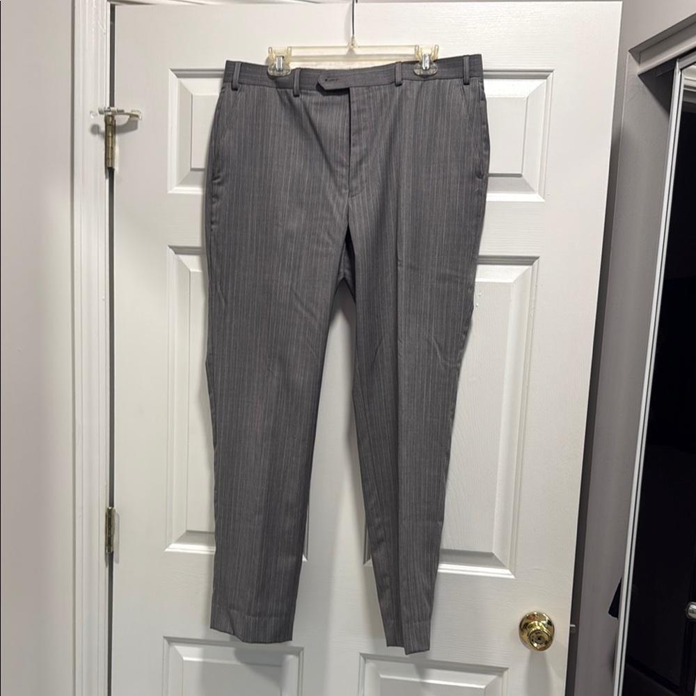 Lauren Ralph Lauren Charcoal Pinstripe Trousers